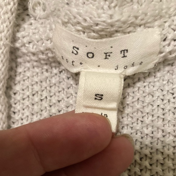 - Soft Joie Linen-cotton knit cardigan sweater - Picture 6 of 7